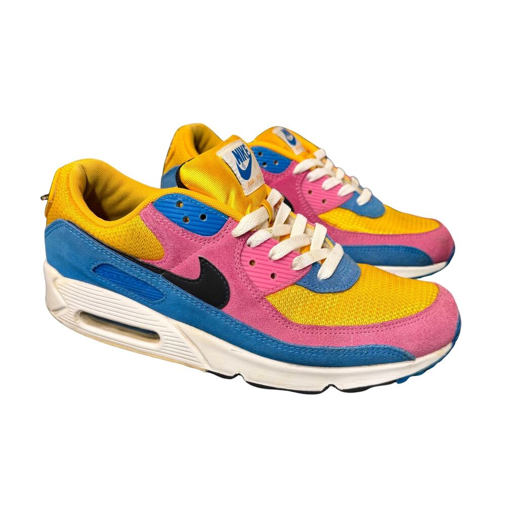 Nike | Air Max 90 The Simpsons Multicolor Suede Shoes | CJ0612-700 | Men’s 10.5
